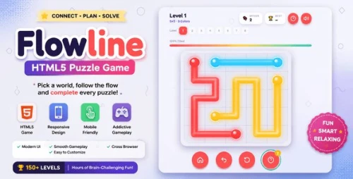 Flowline | HTML5 Connect Puzzle Game