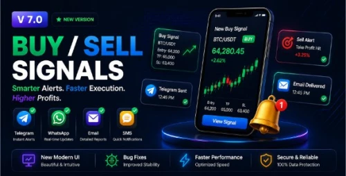 MyTrade - Forex & Crypto Trading Signal Platform with Telegram & WhatsApp