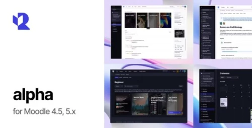 Alpha | Responsive Premium Theme for Moodle