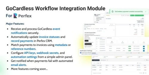 GoCardless Workflow Integration Module for Perfex CRM
