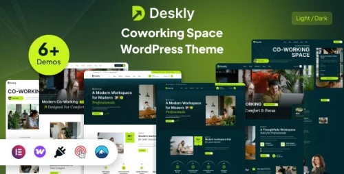 Deskly - Coworking Space WordPress Theme