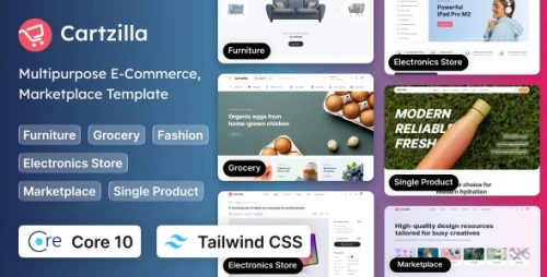 Cartzilla - Multipurpose E-Commerce Tailwind CSS ASP.NET Core Template