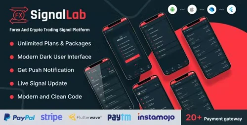 SignalLab - Forex And Crypto Trading Signal Flutter App
