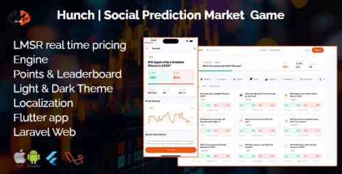 Hunch | Prediction Game Flutter App With Laravel Backend