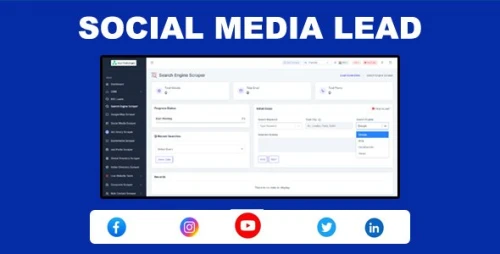 Social Media Lead Generation - Nodejs Application