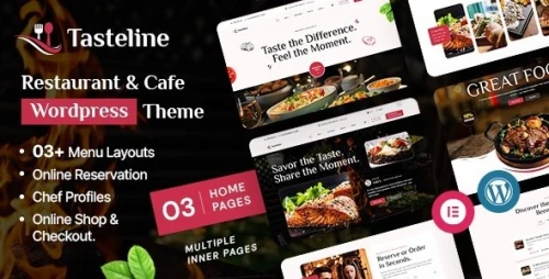 Tasteline - Restaurant & Cafe WordPress Theme
