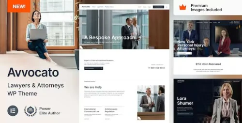 Avvocato - Lawyer & Attorney WordPress Theme