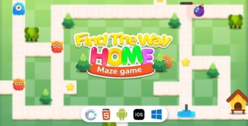 Find The Way Home Mage Game [ Construct 3 , HTML5 ]