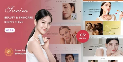 Sanira - Beauty & Skincare Shopify 2.0 Theme