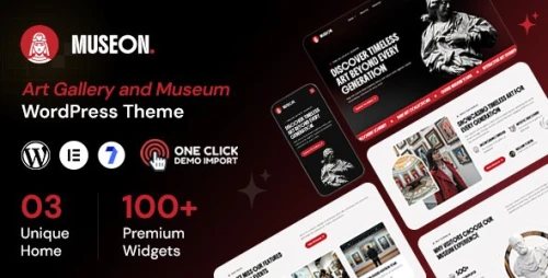 Museon - Art Gallery and Museum WordPress Theme
