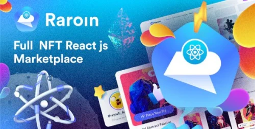 Raroin - NFT Marketplace React Js Template