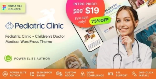 Pediatric Clinic - Children’s & Family Doctor Medical WordPress Theme