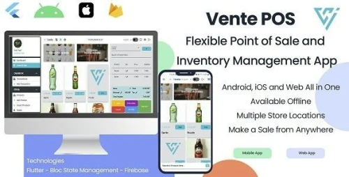 Vente POS - Point of Sale and Inventory Management App for Android, iOS and Web