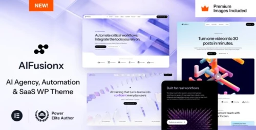 AI FusionX – AI Agency Tech & SaaS WordPress Theme