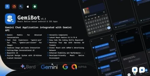 GemiBot v1.1 - Chat with Gemini AI from Google
