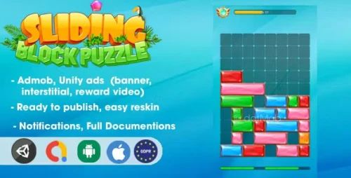 Sliding Block Puzzle - Unity Complete Project