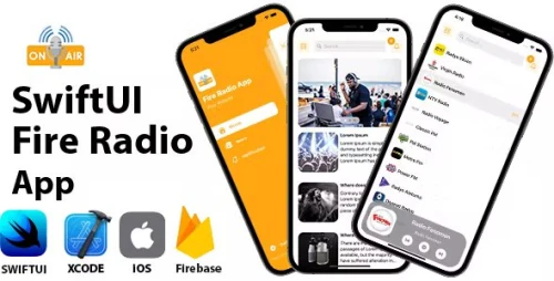 SwiftUI Fire Radio App - Full iOS Application