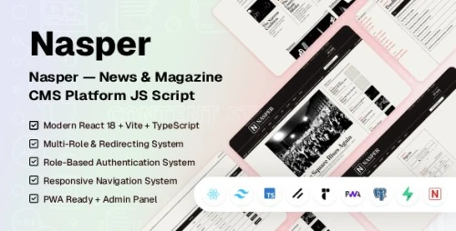 Nasper | News & Magazine JS Script