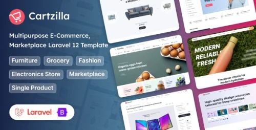 Cartzilla - Laravel 12 Multipurpose E-Commerce Template