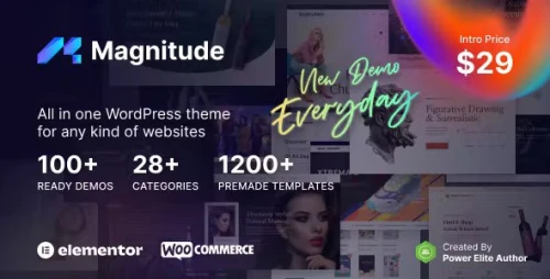 Magnitude – Multi-Purpose Website & eCommerce Builder WordPress Theme