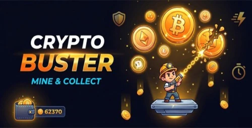 Crypto Buster - HTML5 Game (Endless)