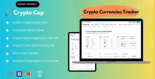 Advance Crypto Currency Tracker, Realtime Prices, Charts, Market Caps and more