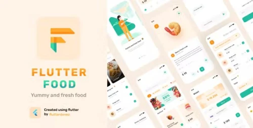 Flutter Food - The Best Flutter Food Template