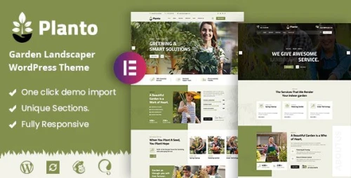 Planto - Landscape Gardening WordPress Theme
