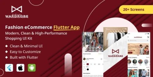 Infinity Wardrobe - eCommerce Flutter App UI Kit