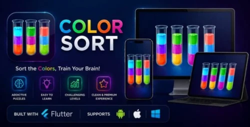 Color Sort | Flutter Puzzle Game