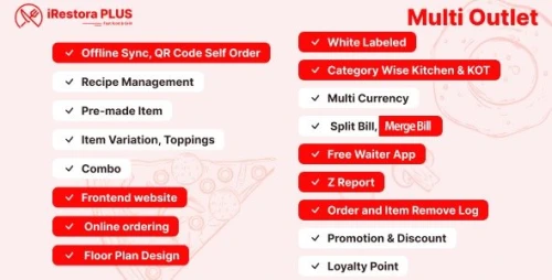 iRestora PLUS Multi Outlet - Next Gen Restaurant POS