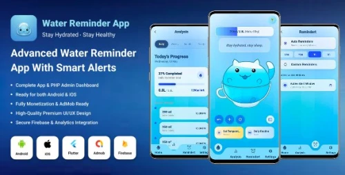 AquaIQ: AI-Powered Water Reminder & Hydration Tracker (Flutter App)