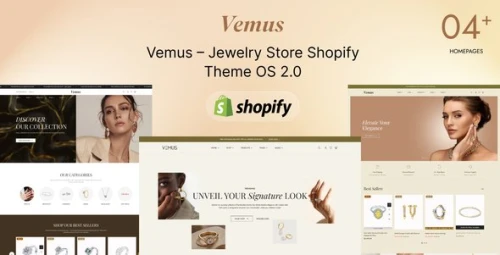 Vemus – Jewelry Store Shopify Theme OS 2.0