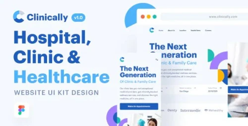 Clinically - Healthcare Web UI Kit