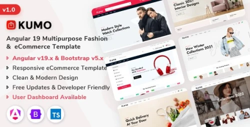 Kumo - Angular Multipurpose Fashion & eCommerce Template