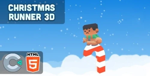 Christmas Runner 3D – HTML5 Game – C3P