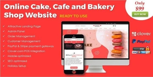 Online Cake, Cafe and Bakery Shop in ASP.NET