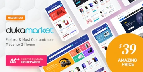 Dukamarket - Multipurpose Responsive Magento 2 Theme