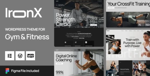 IronX - Gym & Fitness WordPress Theme