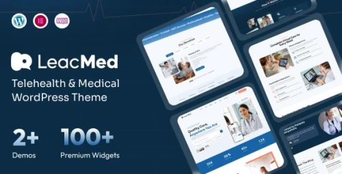 Leacmed – Telehealth & Medical WordPress Theme