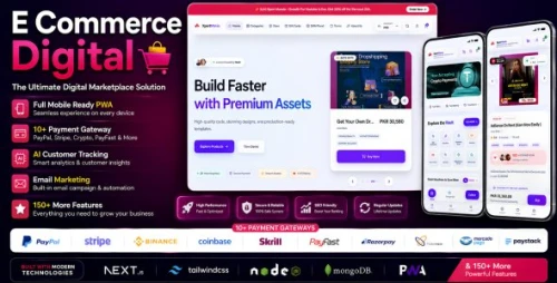 Digital Product Marketplace | Next.js Store, SMM Panel, PWA, POS, Wallet & Marketing Automation - JS