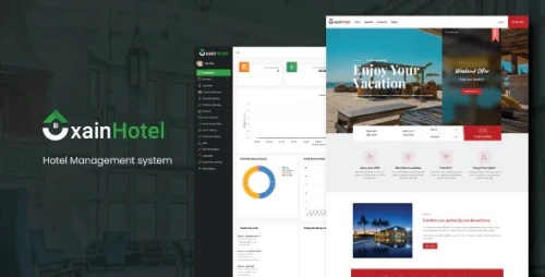Xain - Hotel Management System with Website [Includes 13 Module]