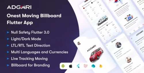 Branding & Advertising - Moving Billboard Flutter And Web Application