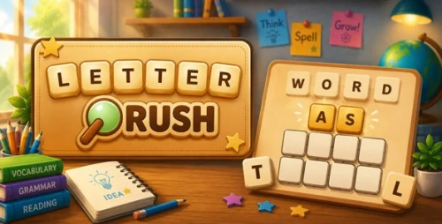 Letter Rush – HTML5 Word Puzzle Game