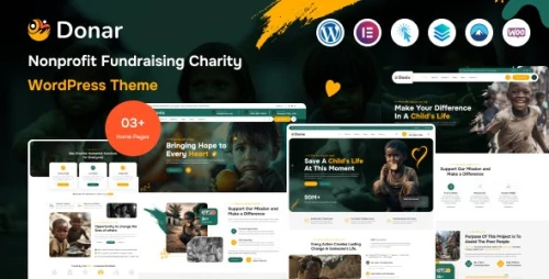 Donar - NonProfit Charity WordPress Theme