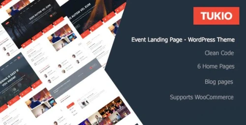 Tukio - Event Landing Page WordPress Theme
