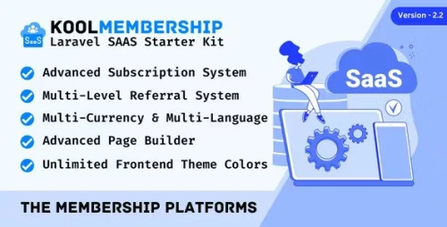 KoolMembership - Advanced Laravel SAAS Starter Kit with CRUD Generator