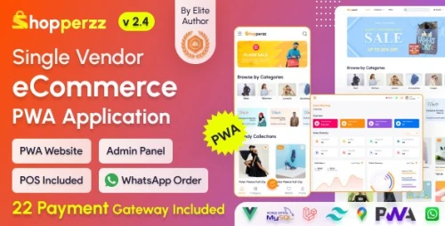 Shopperzz - PWA eCommerce CMS with POS & WhatsApp Ordering | Inventory Management