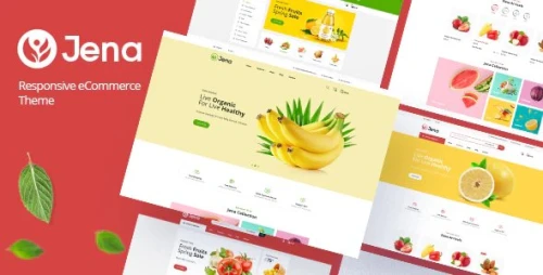 Jena - Organic & Food Responsive Prestashop Theme