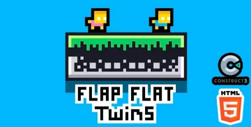Flapflat Twins - HTML5 Game - Construct 3
